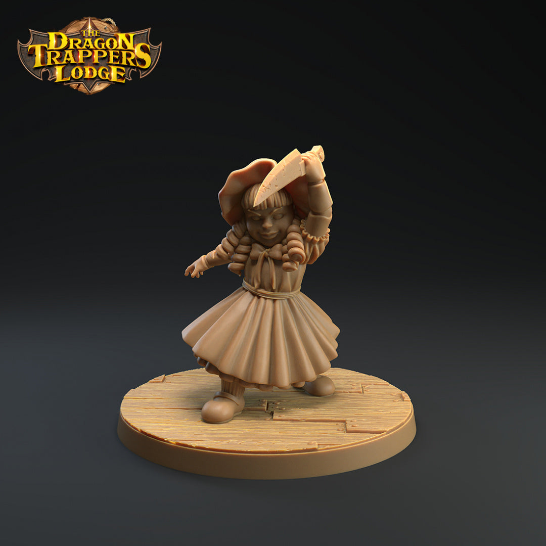 Ghost (Female)-Dragonblade-3D Printed Resin RPG/DnD/Dragonlance Miniature