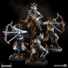 Load image into Gallery viewer, Capra Hunters | Beastmen | Bestiarum | Miniatures D&amp;D Wargaming DnD