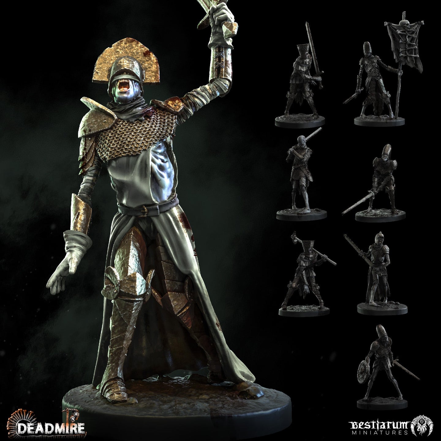 Deadwalker Soldiers | Deadmire | Bestiarum | Miniatures D&D Wargaming DnD