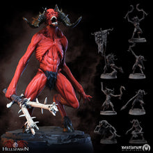 Load image into Gallery viewer, Hellfiends | Hellspawn | Bestiarum | Miniatures D&amp;D Wargaming DnD