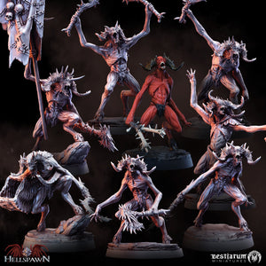 Hellfiends | Hellspawn | Bestiarum | Miniatures D&D Wargaming DnD