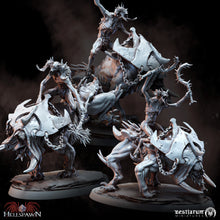 Load image into Gallery viewer, Hellriders | Hellspawn | Bestiarum | Miniatures D&amp;D Wargaming DnD