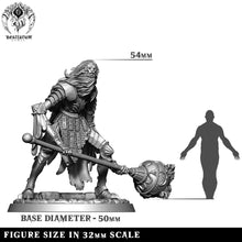 Load image into Gallery viewer, Lion Mask Knight | House Lionheart | Bestiarum | Miniatures D&amp;D Wargaming DnD