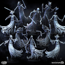 Load image into Gallery viewer, Mournwraiths | Covenant of Grief | Bestiarum | Miniatures D&amp;D Wargaming DnD