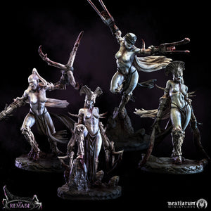 Dark Elf Cultists | The Remade | Bestiarum | Miniatures D&D Wargaming DnD