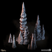 Load image into Gallery viewer, Stalagmites | Goblin Grotto | Bestiarum | Miniatures D&amp;D Wargaming DnD