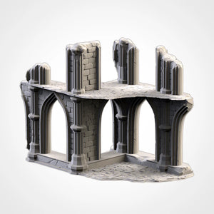 Temple Ruins - Battle Builder Tech - Txarli Factory Terrain Wargaming D&D DnD