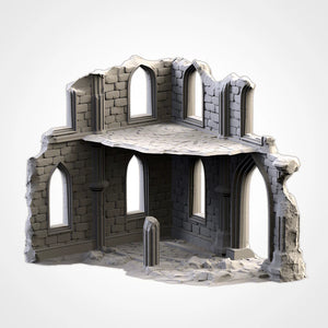 Temple Ruins - Battle Builder Tech - Txarli Factory Terrain Wargaming D&D DnD