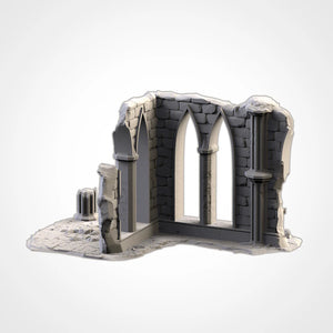 Temple Ruins - Battle Builder Tech - Txarli Factory Terrain Wargaming D&D DnD