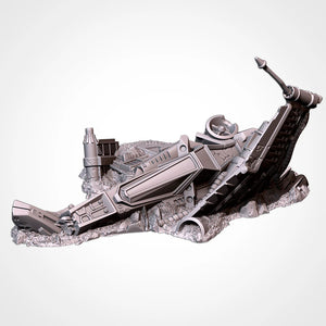 Crashed Spaceships - Battle Builder Tech - Txarli Factory Terrain Wargaming D&D DnD