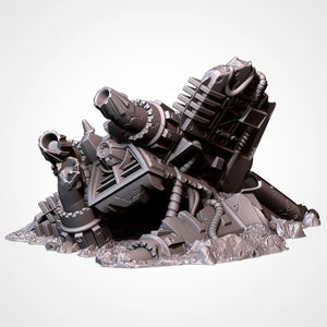 Crashed Spaceships - Battle Builder Tech - Txarli Factory Terrain Wargaming D&D DnD