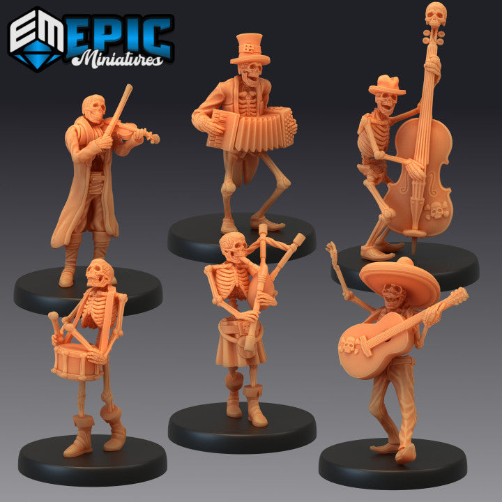 Skeleton Band - Epic Miniatures Wargaming D&D DnD