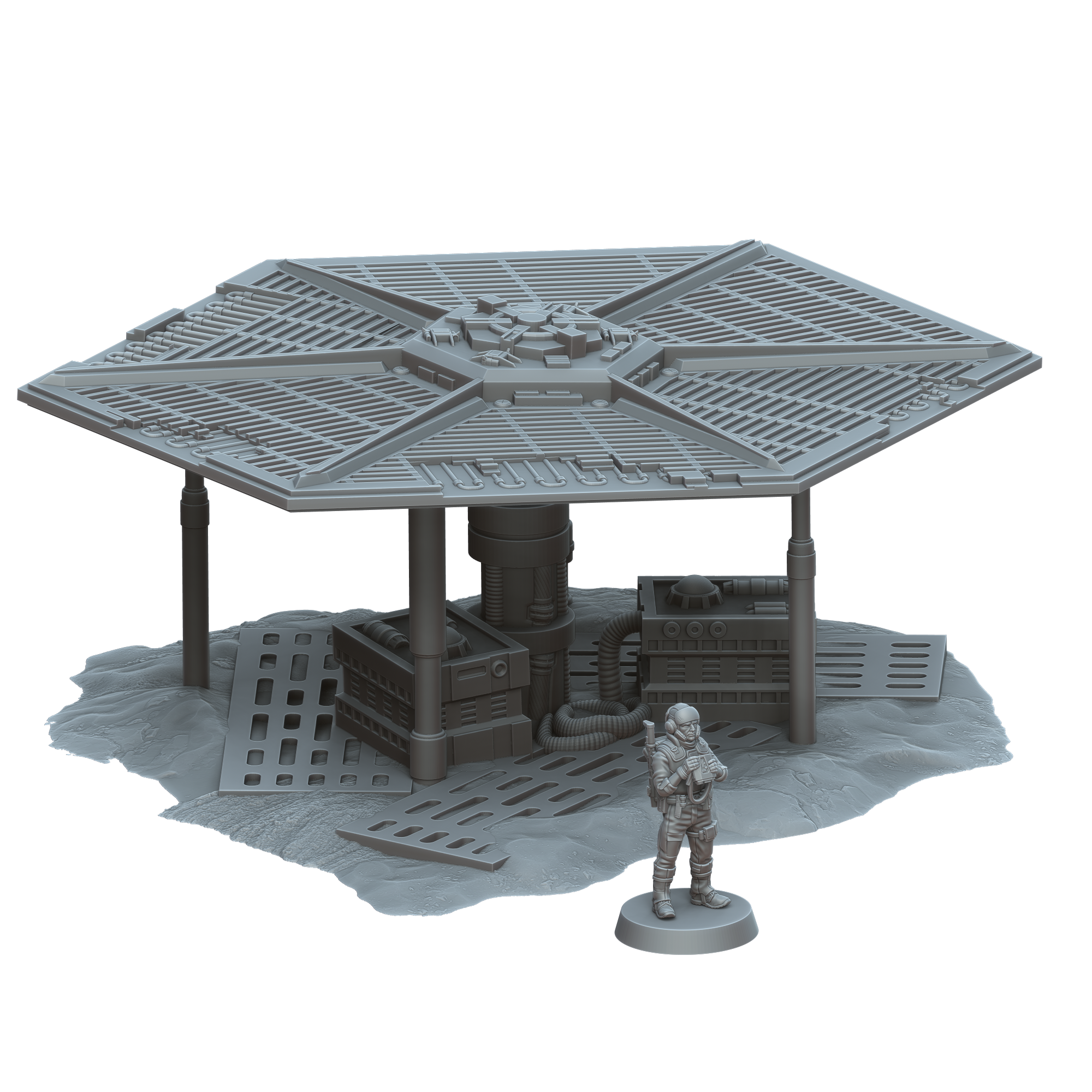 Solar Array - A Distant Outpost - Multiverse - Terrain Wargaming D&D D ...