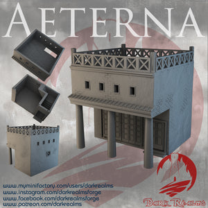 Aeterna Building 8 - Aeterna - Dark Realms Terrain Wargaming D&D DnD