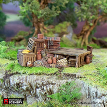 Load image into Gallery viewer, Barricades - Hagglethorn Hollow - Printable Scenery Terrain Wargaming D&amp;D DnD 15mm 20mm 25mm 28mm 32mm 40mm 54mm