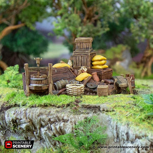 Barricades - Hagglethorn Hollow - Printable Scenery Terrain Wargaming D&D DnD 15mm 20mm 25mm 28mm 32mm 40mm 54mm