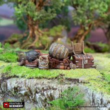 Load image into Gallery viewer, Barricades - Hagglethorn Hollow - Printable Scenery Terrain Wargaming D&amp;D DnD 15mm 20mm 25mm 28mm 32mm 40mm 54mm