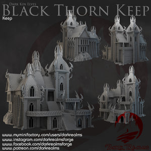 Black Thorn Keep - Black Thorn Keep - Dark Realms Terrain Wargaming D&D DnD