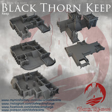 Load image into Gallery viewer, Black Thorn Keep - Black Thorn Keep - Dark Realms Terrain Wargaming D&amp;D DnD