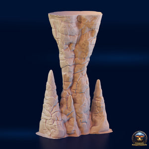 Stalagmites Scatter - Crossroads Fungal Tunnels - 3DHexes Wargaming Terrain D&D DnD