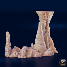 Load image into Gallery viewer, Large Stalagmites to the Ceiling - Crossroads Fungal Tunnels - 3DHexes Wargaming Terrain D&amp;D DnD