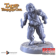 Load image into Gallery viewer, Cela Ivis Sadistic Gang Leader - Torbridge Cull - Infinite Dimensions Terrain Wargaming D&amp;D DnD 15mm 20mm 28mm 32mm 40mm 54mm