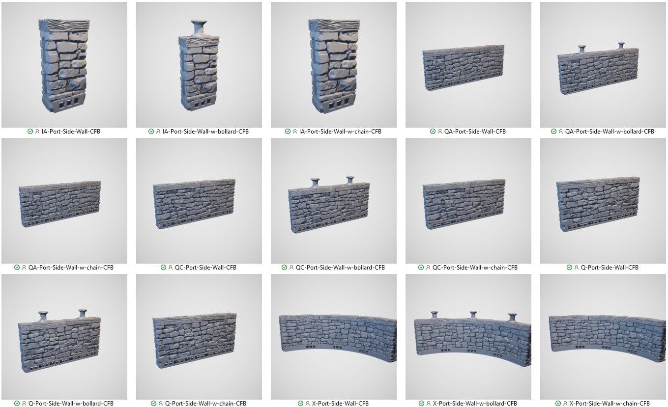 City Foundation Port Walls - Cities of Ramshackle and Ruin - Printable ...