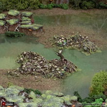 Load image into Gallery viewer, Death Marsh Mounds - The Gloaming Swamps - Printable Scenery Terrain Wargaming D&amp;D DnD 28mm 32mm 40mm