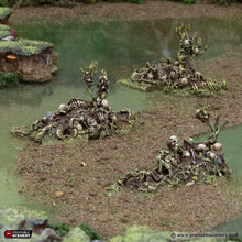 Load image into Gallery viewer, Death Marsh Mounds - The Gloaming Swamps - Printable Scenery Terrain Wargaming D&amp;D DnD 28mm 32mm 40mm