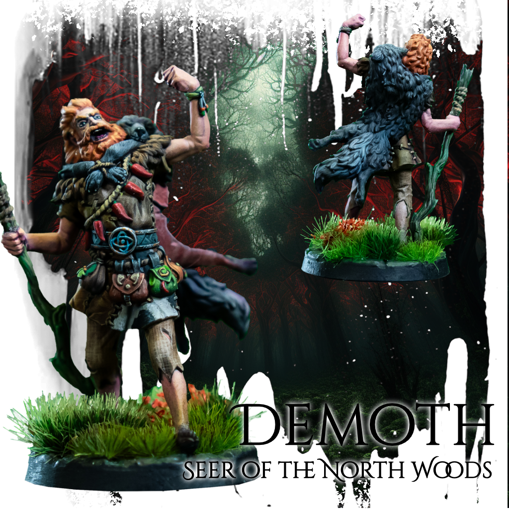 Demoth Vedana Seer of the North Woods - Torbridge Cull - Infinite Dimensions Terrain Wargaming D&D DnD 15mm 20mm 28mm 32mm 40mm 54mm