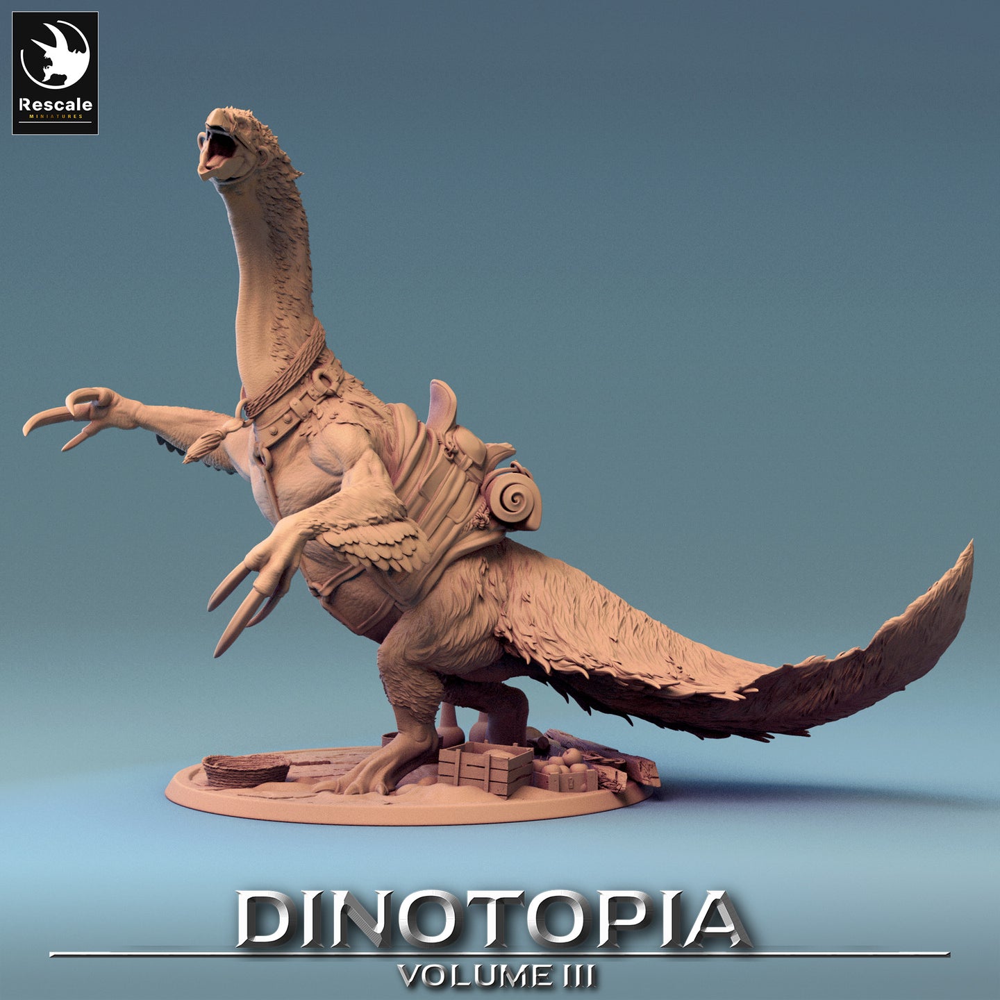 Therizinosaurus - Accident Saddle No Rider - Dinotopia - Rescale Miniatures - Wargaming D&D DnD