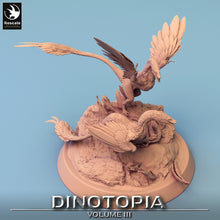 Load image into Gallery viewer, Microraptor - Rock - Dinotopia - Rescale Miniatures - Wargaming D&amp;D DnD