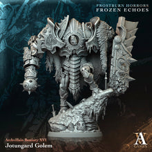 Load image into Gallery viewer, Jotungard Golem - Frostbound Horrors - Frozen Echoes - Archvillain Games - Wargaming D&amp;D DnD