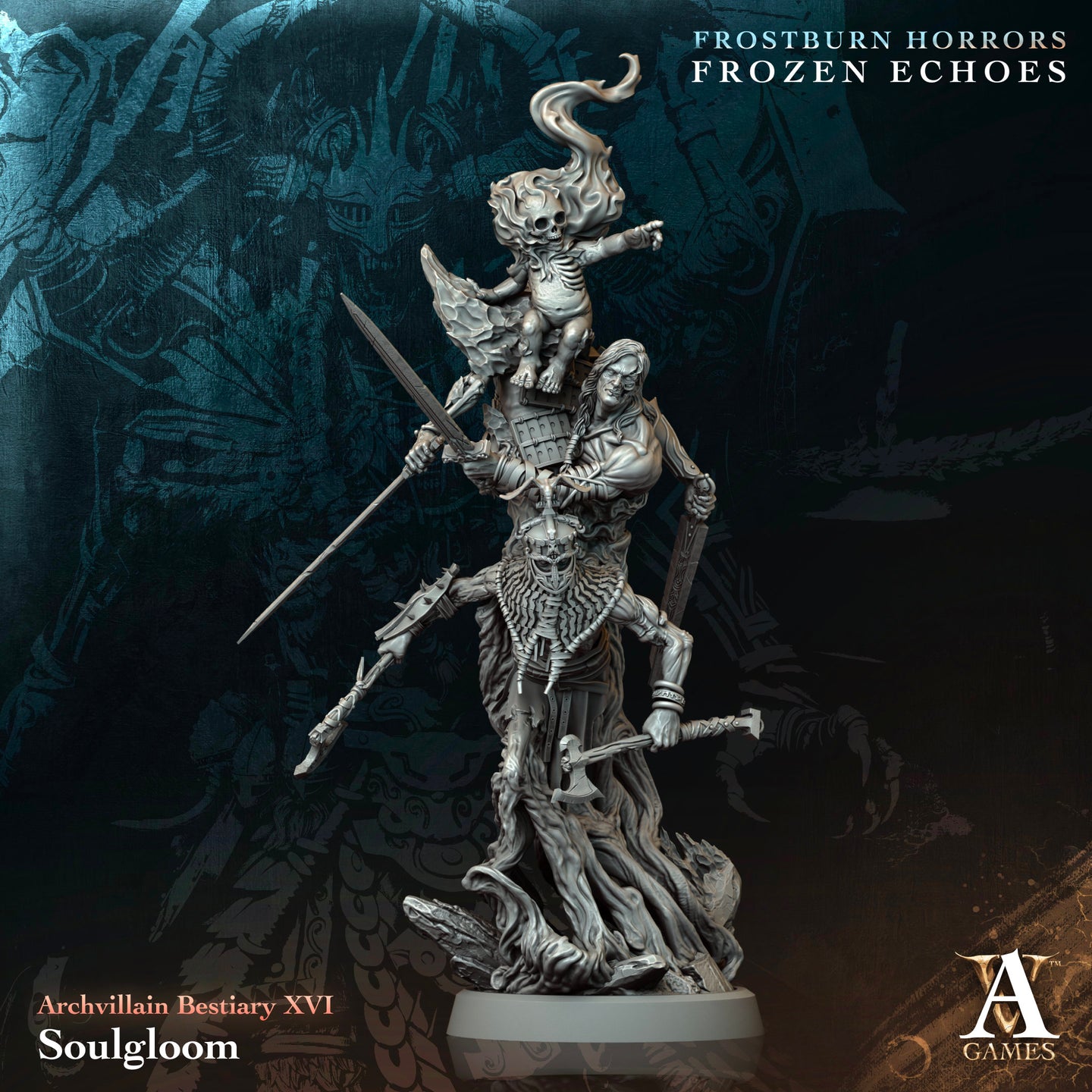 Soulgloom - Frostbound Horrors - Frozen Echoes - Archvillain Games - Wargaming D&D DnD