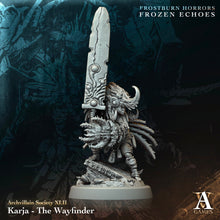 Load image into Gallery viewer, Karja - The Wayfinder - Frostbound Horrors - Frozen Echoes - Archvillain Games - Wargaming D&amp;D DnD