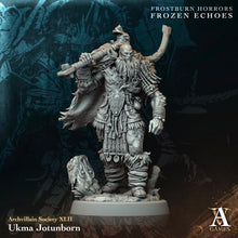 Load image into Gallery viewer, Ukma Jotunborn - Frostbound Horrors - Frozen Echoes - Archvillain Games - Wargaming D&amp;D DnD