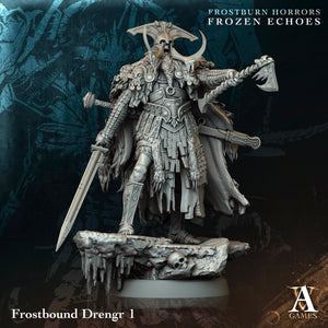 Frostbound Drengrs - Frostbound Horrors - Frozen Echoes - Archvillain Games - Wargaming D&D DnD