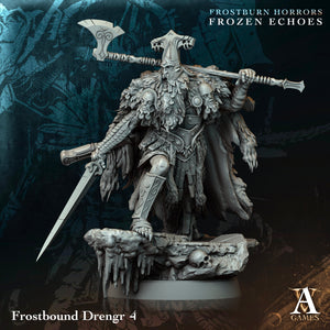 Frostbound Drengrs - Frostbound Horrors - Frozen Echoes - Archvillain Games - Wargaming D&D DnD