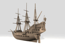 Load image into Gallery viewer, Queen Anne&#39;s Revenge Galleon - Lovecraft Studio - Wargaming Terrain D&amp;D, DnD