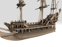 Load image into Gallery viewer, Queen Anne&#39;s Revenge Galleon - Lovecraft Studio - Wargaming Terrain D&amp;D, DnD