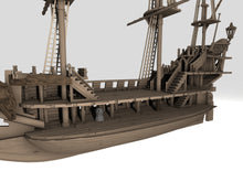 Load image into Gallery viewer, Queen Anne&#39;s Revenge Galleon - Lovecraft Studio - Wargaming Terrain D&amp;D, DnD