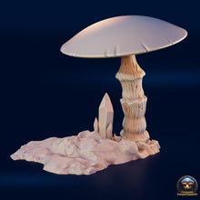 Load image into Gallery viewer, Giant Mushrooms and Houses - Crossroads Fungal Tunnels - 3DHexes Wargaming Terrain D&amp;D DnD