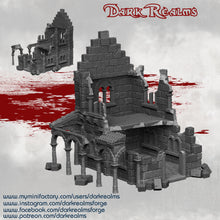 Load image into Gallery viewer, Stone City House 2 Ruins - Arkenfel - Dark Realms Terrain Wargaming D&amp;D DnD