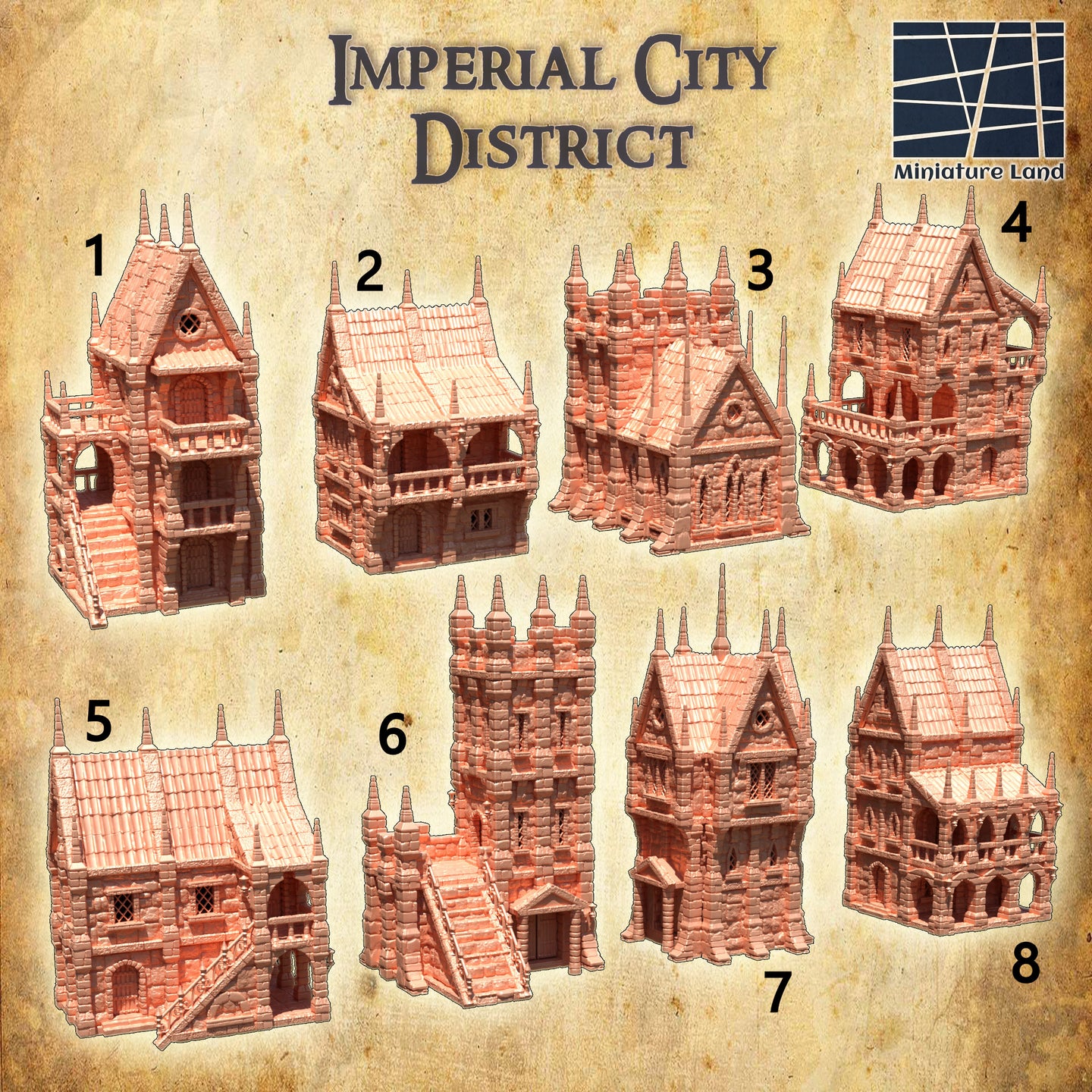 Imperial City District - Miniatureland Terrain Wargaming D&D DnD