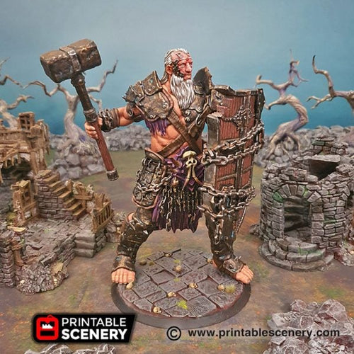 Kraweld The Siege Giant - Shadowfey - Printable Scenery Terrain Wargaming D&D DnD 28mm 32mm 40mm 54mm