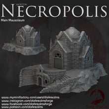 Load image into Gallery viewer, Main Mausoleum - Necropolis - Dark Realms Terrain Wargaming D&amp;D DnD