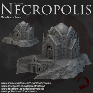 Main Mausoleum - Necropolis - Dark Realms Terrain Wargaming D&D DnD