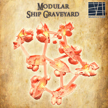 Load image into Gallery viewer, Modular Ship Graveyard - Miniatureland Terrain Wargaming D&amp;D DnD