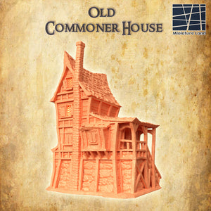 Old Commoner House - Miniatureland Terrain Wargaming D&D DnD