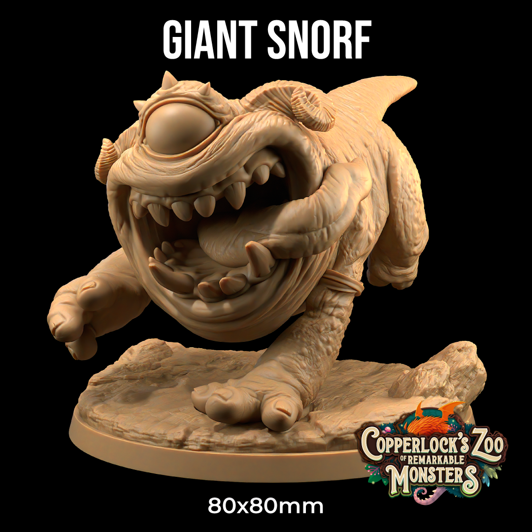 Giant Snorf - Copperlock's Zoo - Dragon Trapper's Lodge Wargaming D&D ...